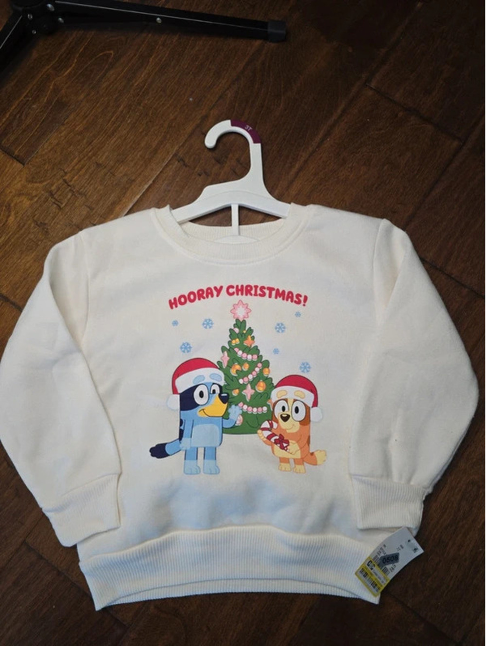 3t brand new bluey, from disney christmas sweatshirt, item 508G6